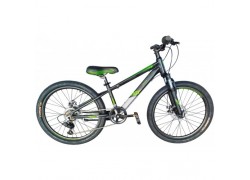 Energy Enigma 24" Disc Alloy Midnight Black 'n' Green Matt με Lock Ou